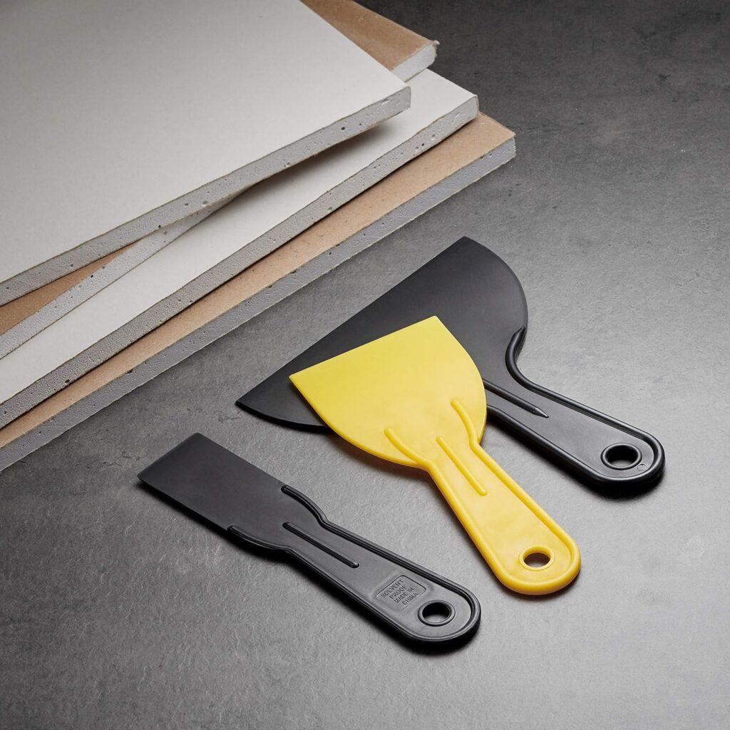 Amazon Basics Plastic Putty Knives 3-Pack: 1-1/2, 3, 6 Amazon Basics Plastic Putty Knives 3-Pack: 1-1/2, 3, 6