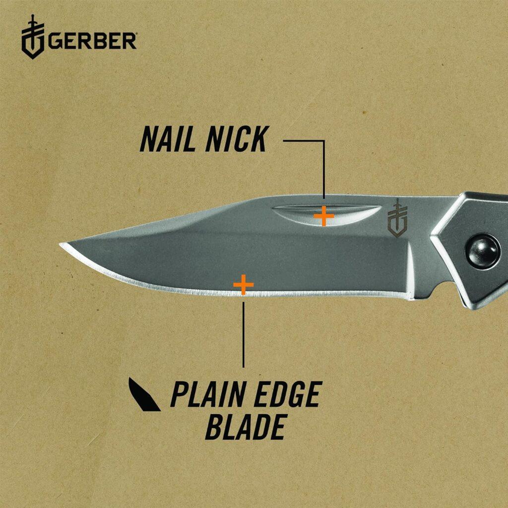 Gerber Gear Paraframe Mini Pocket Knife - 2.2 Plain Edge Blade Length Folding Knife - EDC Gear and Equipment - Stainless Steel Gerber Gear Paraframe Mini Pocket Knife - 2.2 Plain Edge Blade Length Folding Knife - EDC Gear and Equipment - Stainless Steel