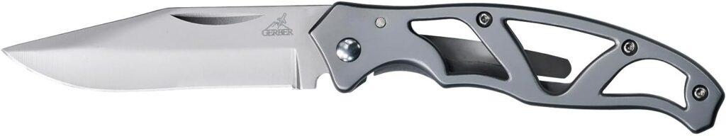 Gerber Gear Paraframe Mini Pocket Knife - 2.2 Plain Edge Blade Length Folding Knife - EDC Gear and Equipment - Stainless Steel Gerber Gear Paraframe Mini Pocket Knife - 2.2 Plain Edge Blade Length Folding Knife - EDC Gear and Equipment - Stainless Steel