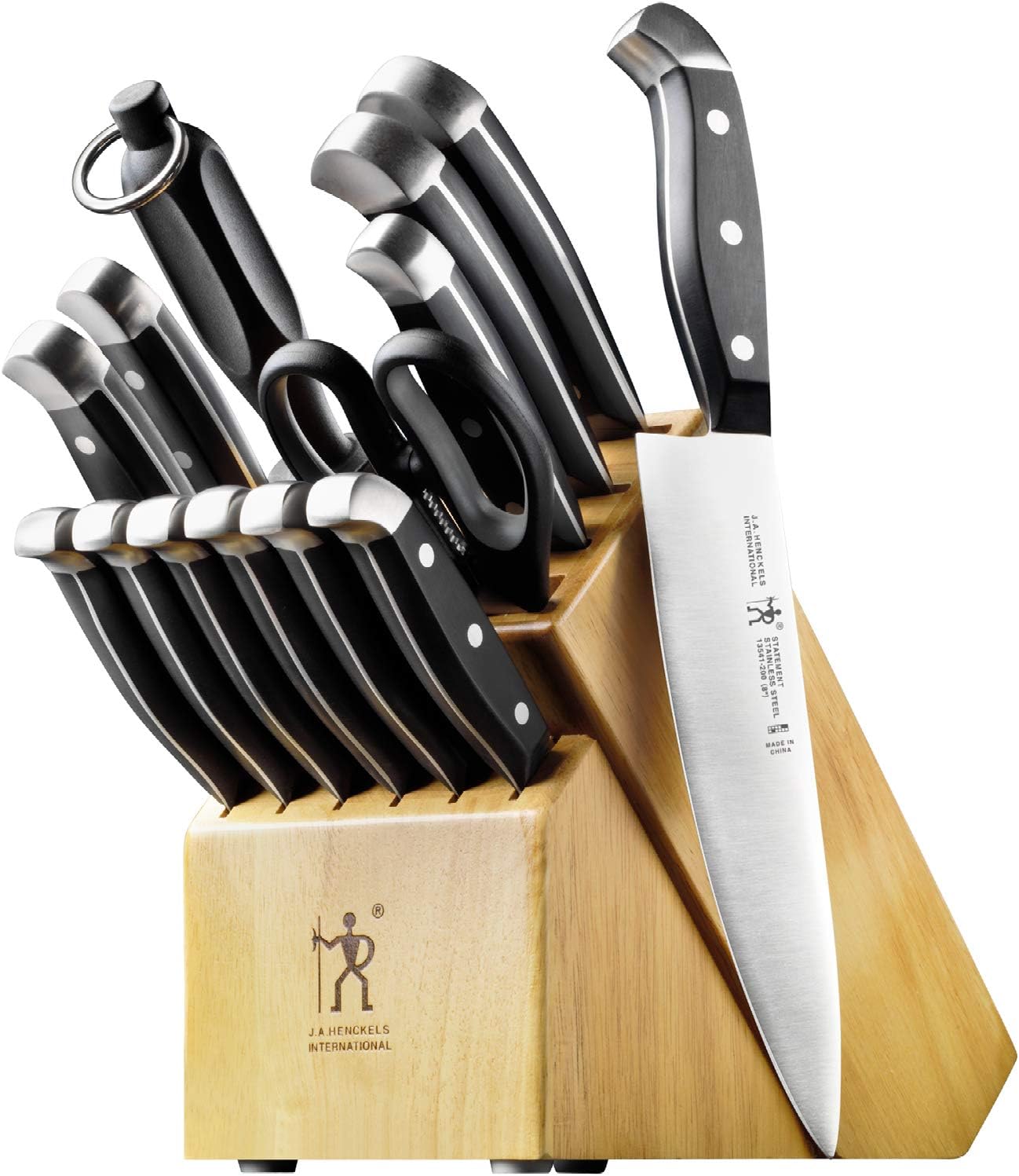HENCKELS Premium Knife Set product reviewed by Knives Reviewed
