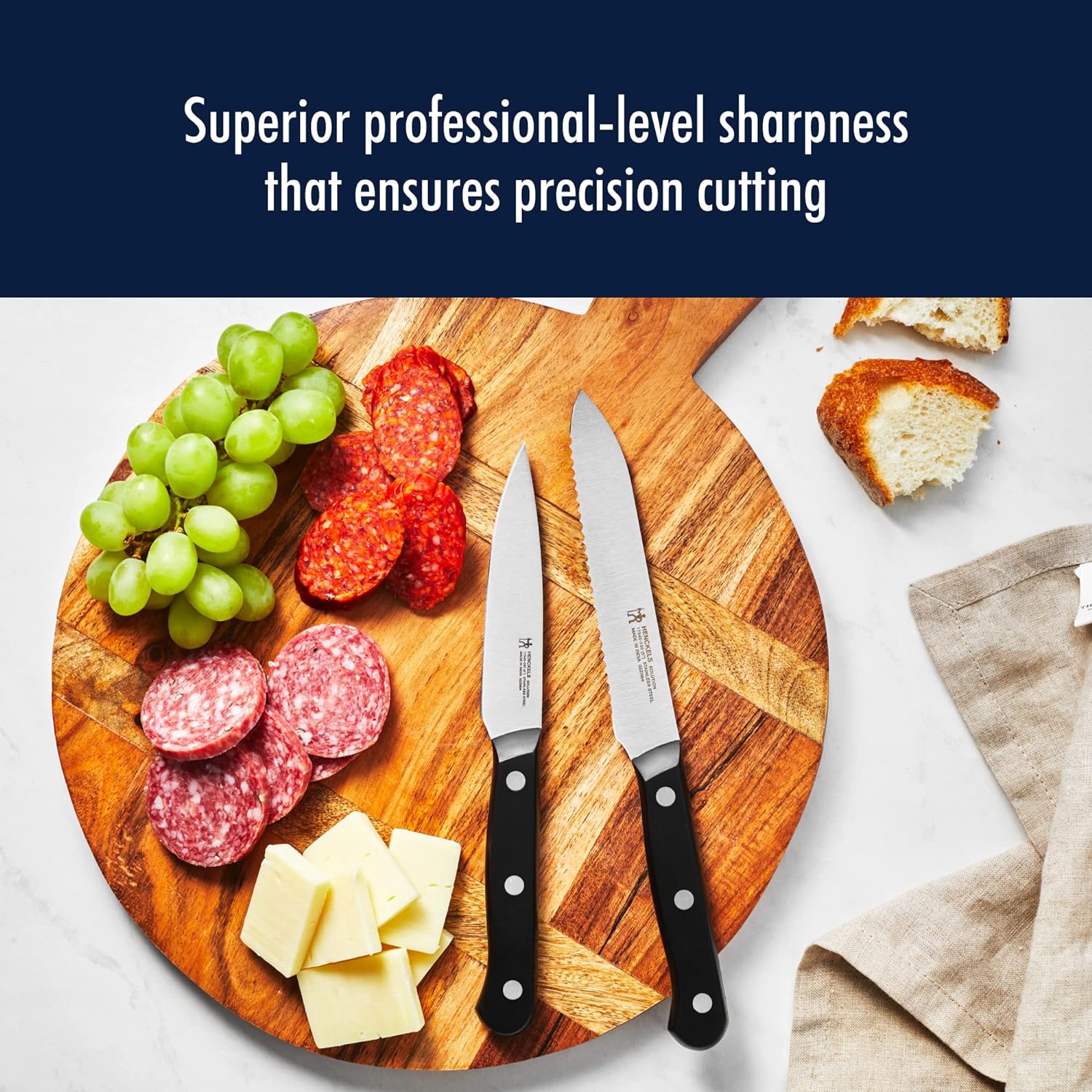 HENCKELS Solution Razor-Sharp Kitchen Knife Set product reviewed by Knives Reviewed