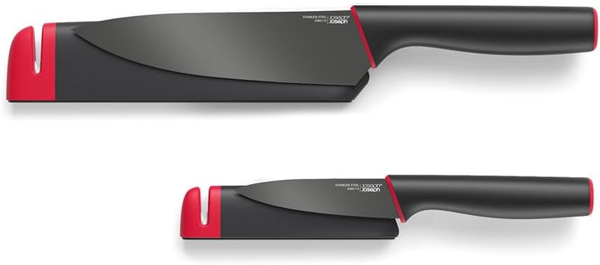 Joseph Joseph Slice & Sharpen Chef’s Knife product reviewed by Knives Reviewed