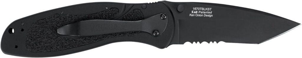 Kershaw Blur Tanto Black Pocket Knife product reviewed by Knives Reviewed