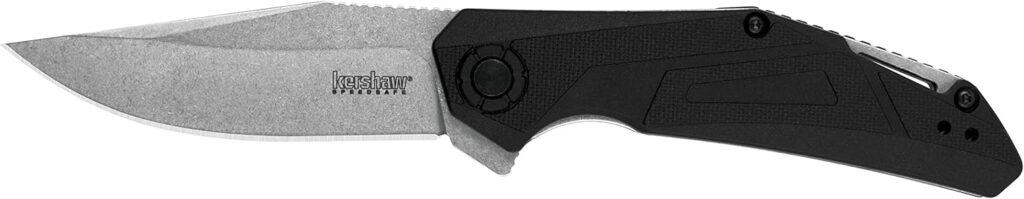 Kershaw Camshaft Pocket Knife; 3 4Cr14 Steel Blade; Assisted Folder Opening Knife; Outdoor, EDC