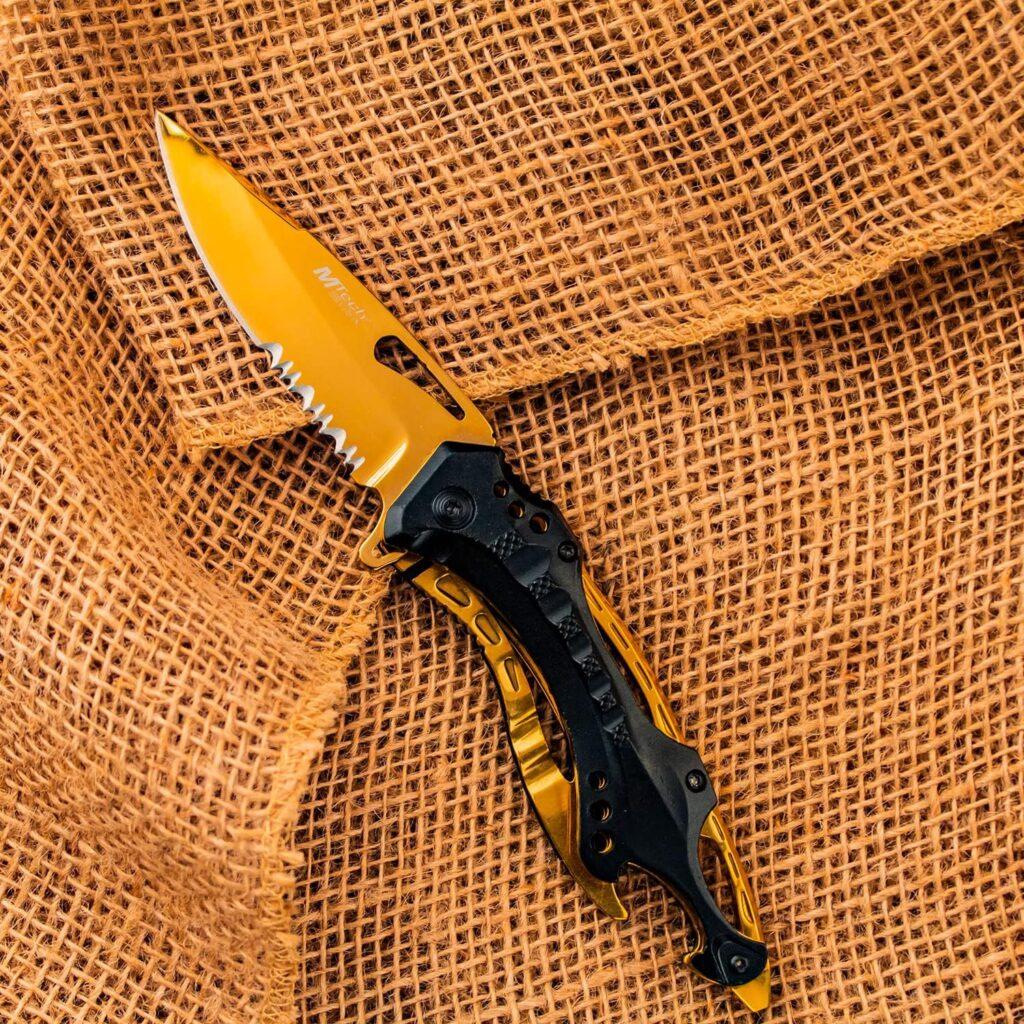 MTECH USA MT-A705 Series – Spring Assisted Folding Knife, Pocket Clip, Tactical, EDC, Self Defense