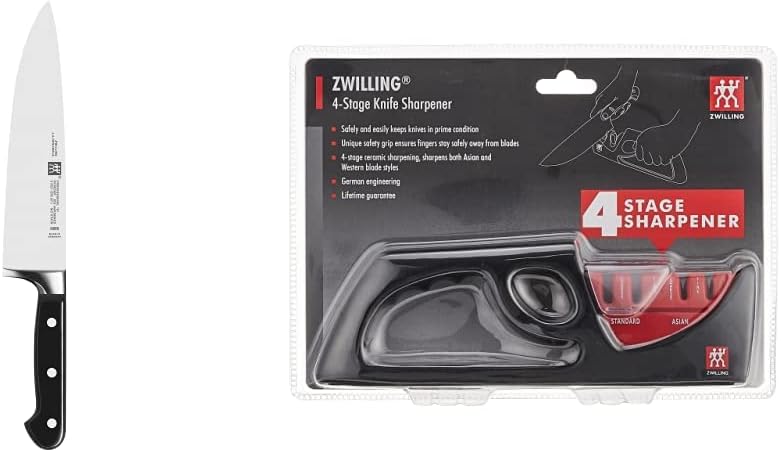 ZWILLING Professional S 2-Piece Razor-Sharp German Chefs Knife Set, Made in Company-Owned German Factory with Special Formula Steel perfected for almost 300 Years, Dishwasher Safe ZWILLING Professional S 2-Piece Razor-Sharp German Chefs Knife Set, Made in Company-Owned German Factory with Special Formula Steel perfected for almost 300 Years, Dishwasher Safe
