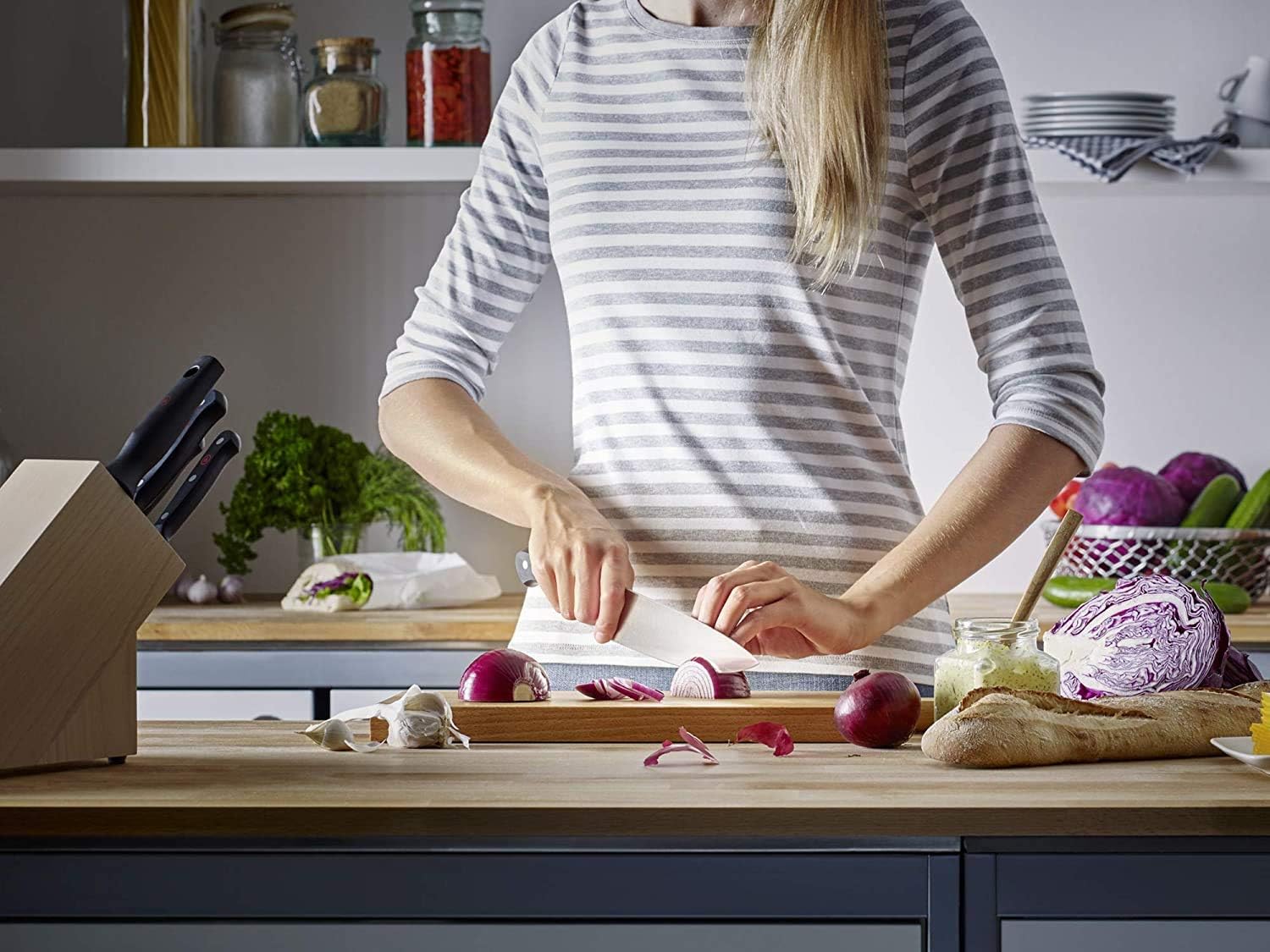 WÜSTHOF Gourmet 16-Piece Knife Block Set product reviewed by Knives Reviewed