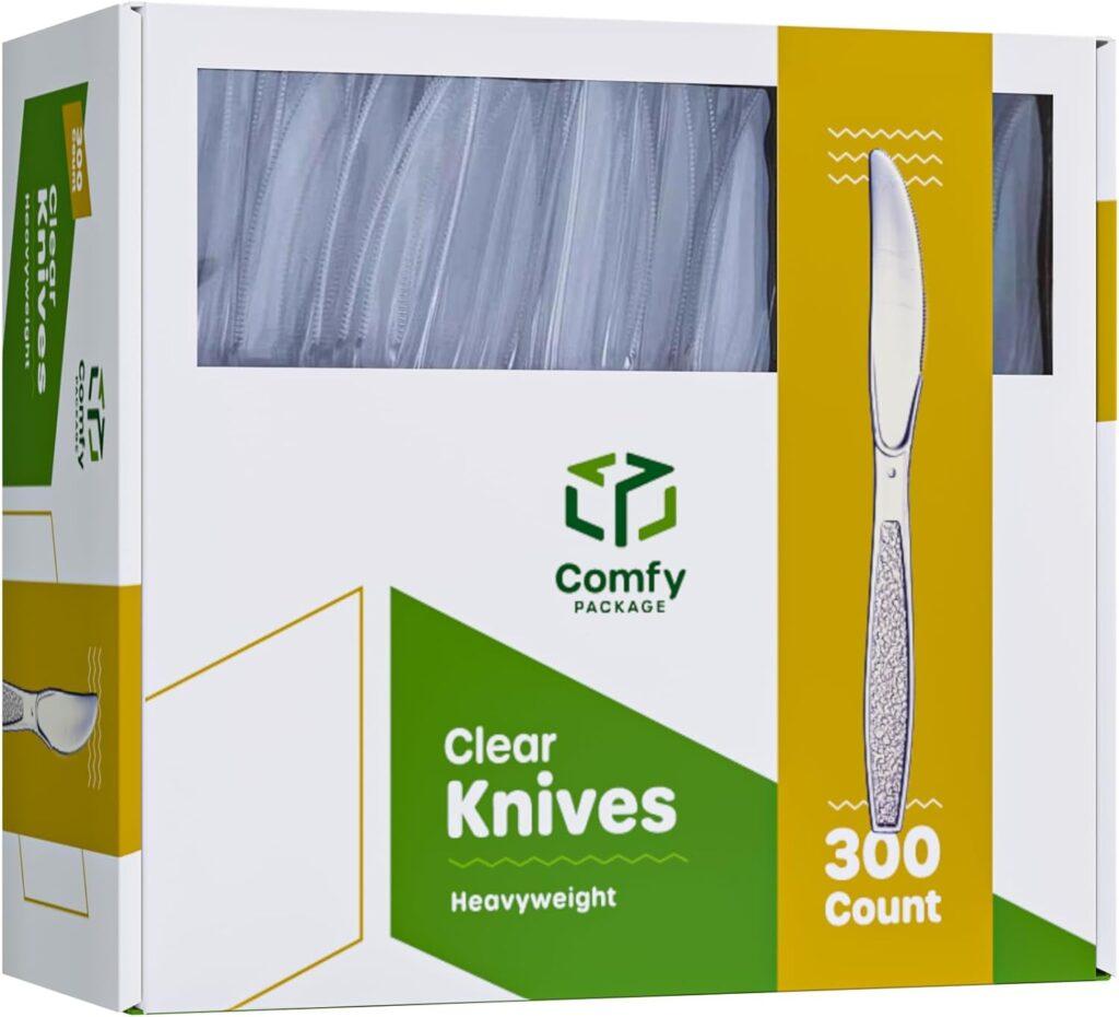 Comfy Package Heavyweight Plastic Knives product reviewed by Knives Reviewed