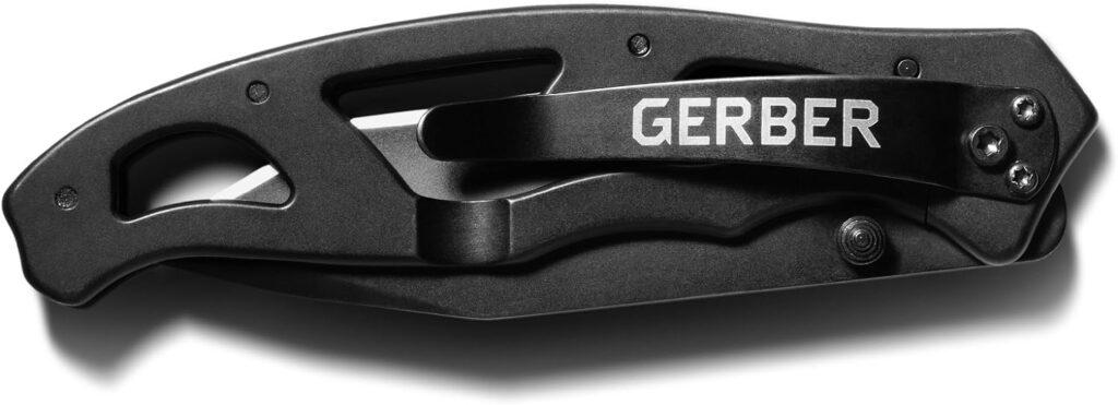 Gerber Gear Paraframe II Knife, Tanto Point, Black [31-001734], Large