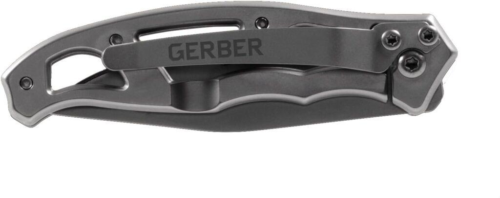 Gerber Gear Paraframe II Knife, Tanto Point, Black [31-001734], Large
