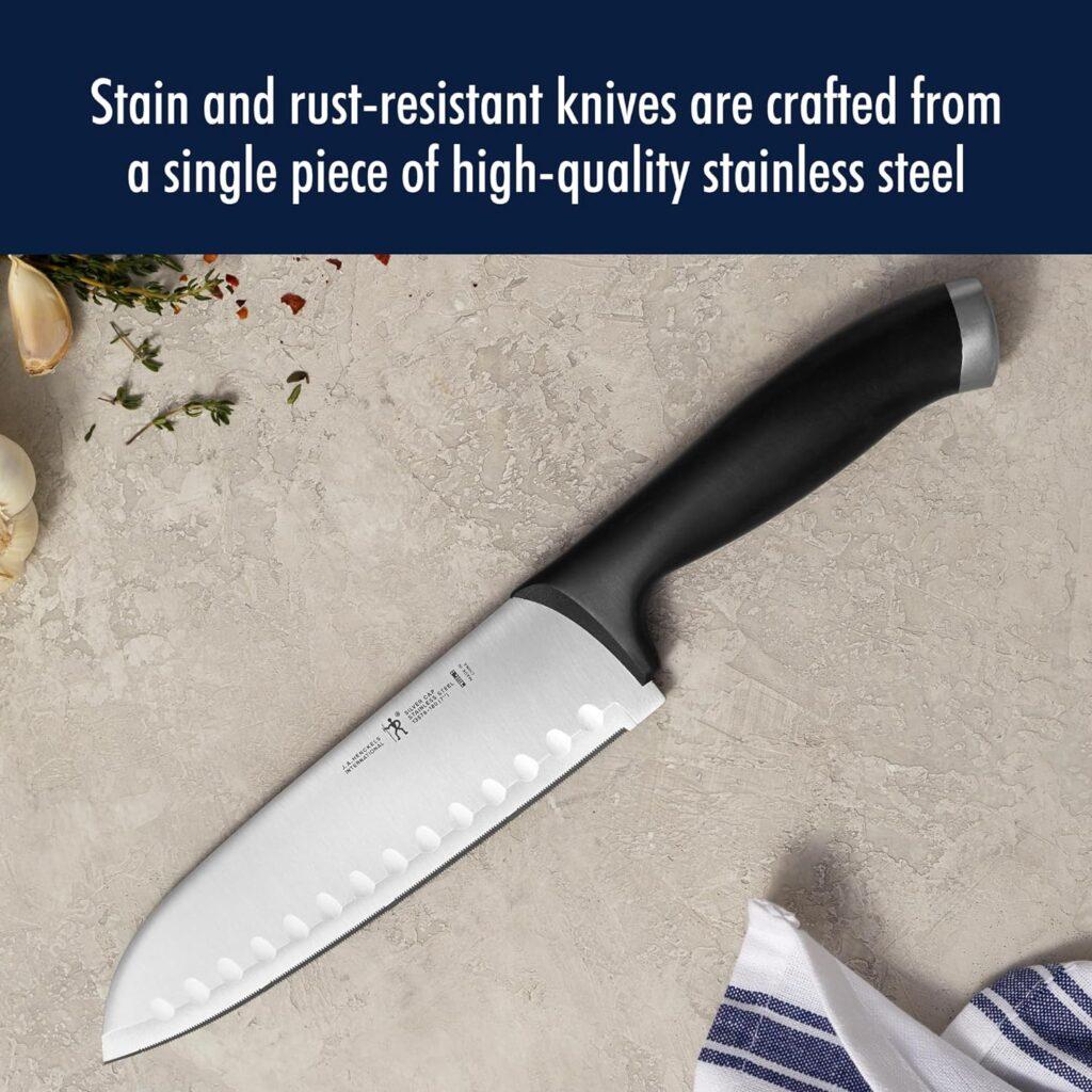 HENCKELS Forged Elite Razor-Sharp 2-Piece Santoku Knife Set, German Engineered Informed by 100+ Years of Mastery HENCKELS Forged Elite Razor-Sharp 2-Piece Santoku Knife Set, German Engineered Informed by 100+ Years of Mastery