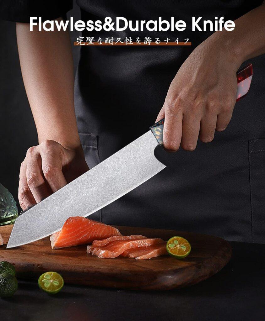 Huusk Knives Viking Knife with Sheath - Hand Forged Butcher Knife for Meat Cutting - High Carbon Steel Meat Cleaver Kitchen Knife - Multipurpose Japanese Chef Knives for Camping, Outdoor, BBQ