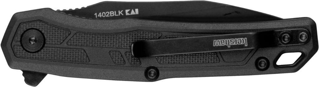 Kershaw Appa Folding Tactical Pocket Knife, SpeedSafe Opening, 2.75 inch Black Blade and Handle, Small, Lightweight Every Day Carry Kershaw Appa Folding Tactical Pocket Knife, SpeedSafe Opening, 2.75 inch Black Blade and Handle, Small, Lightweight Every Day Carry