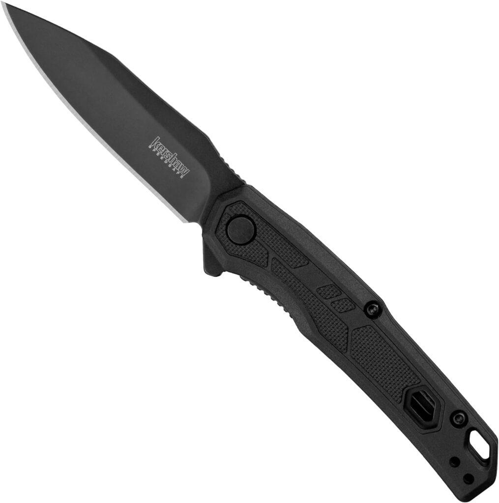 Kershaw Appa Folding Tactical Pocket Knife, SpeedSafe Opening, 2.75 inch Black Blade and Handle, Small, Lightweight Every Day Carry Kershaw Appa Folding Tactical Pocket Knife, SpeedSafe Opening, 2.75 inch Black Blade and Handle, Small, Lightweight Every Day Carry