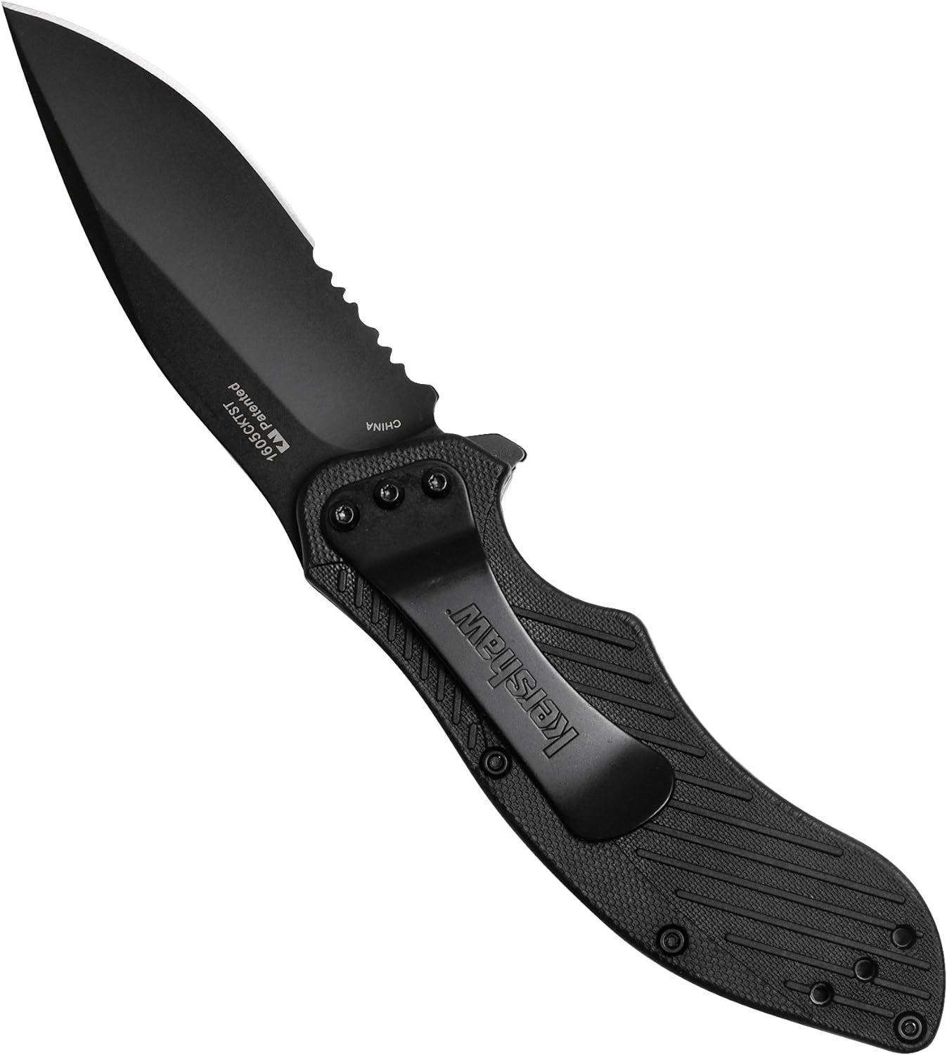 Kershaw Clash Black Serrated Pocket Knife product reviewed by Knives Reviewed