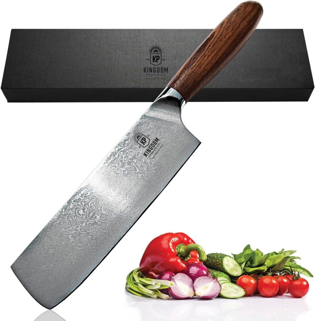 Kingdom Products Nakiri Knife product reviewed by Knives Reviewed