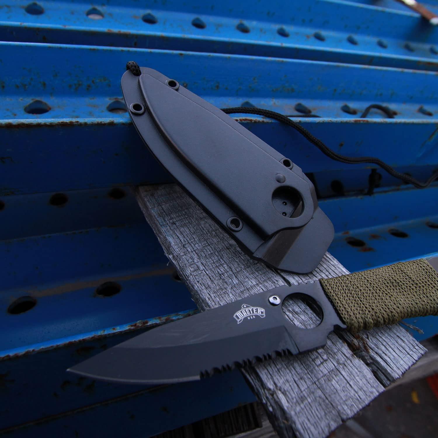 Master USA MU-1121 Tactical Neck Knife product reviewed by Knives Reviewed