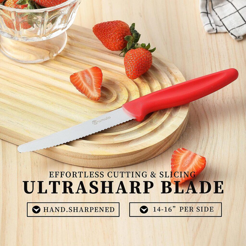 Mumulo Serrated Paring Knife product reviewed by Knives Reviewed