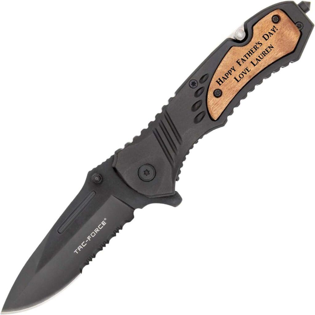 Palmetto Wood Shop Engraved Pocket Knife product reviewed by Knives Reviewed