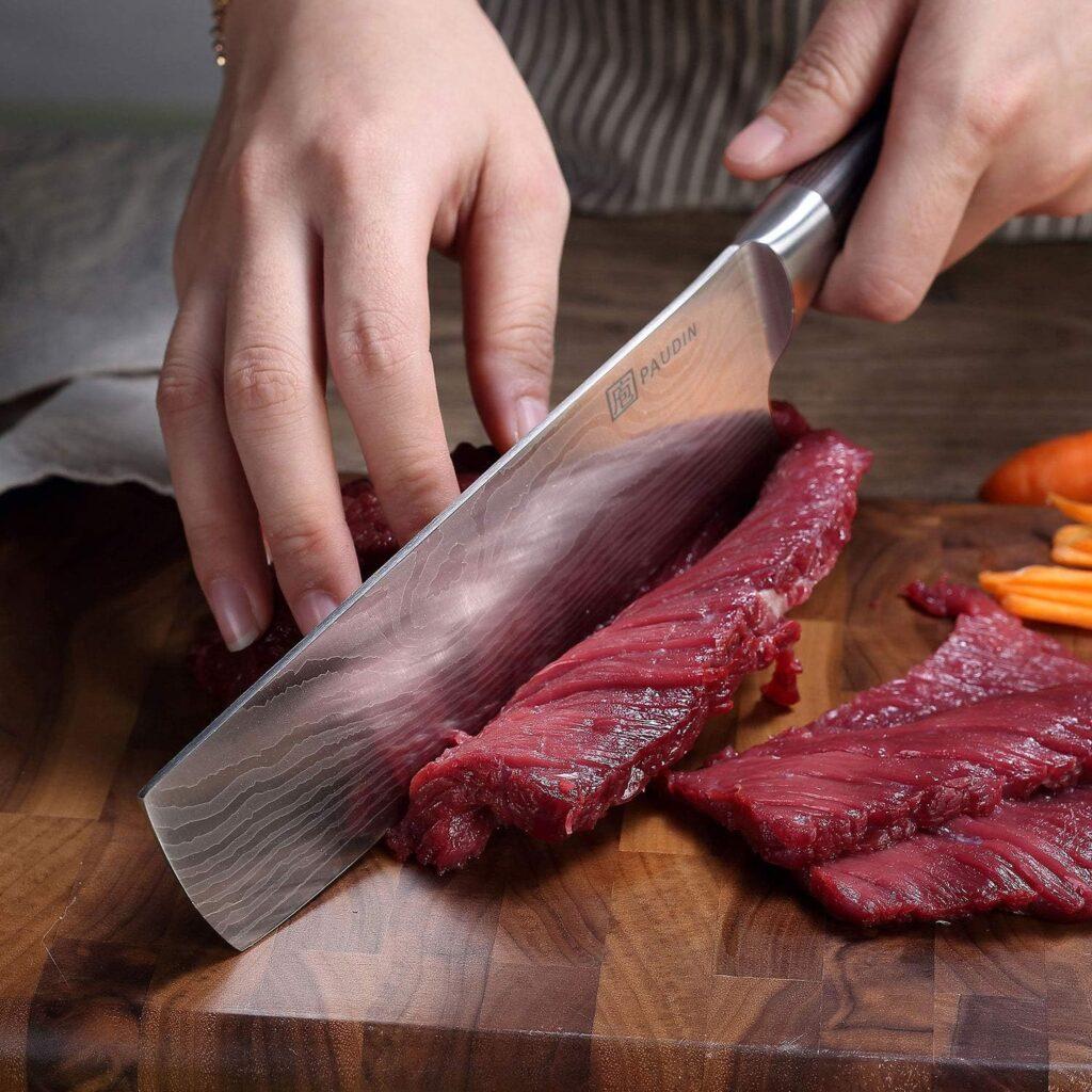 PAUDIN Nakiri Knife product reviewed by Knives Reviewed