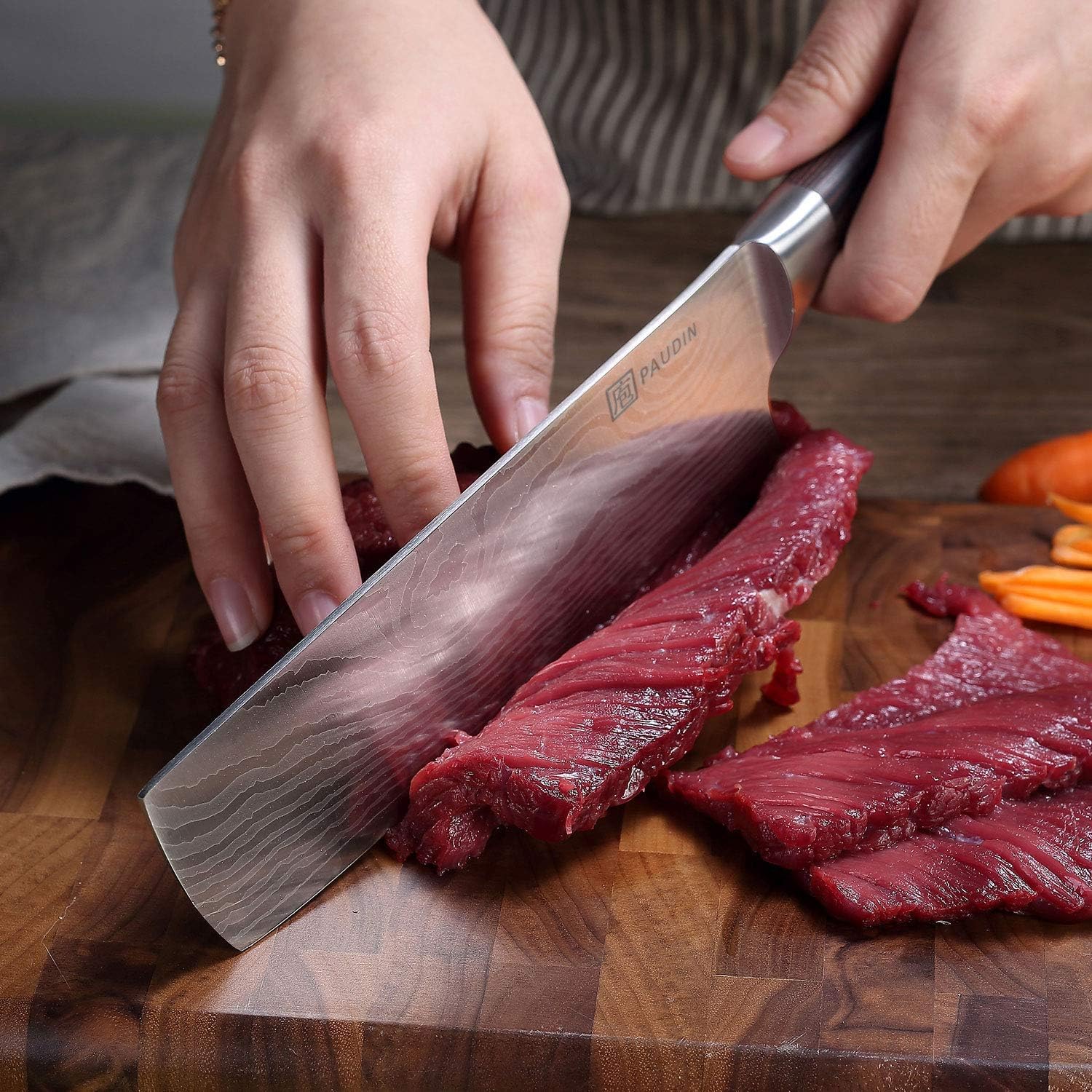 PAUDIN Nakiri Knife product reviewed by Knives Reviewed