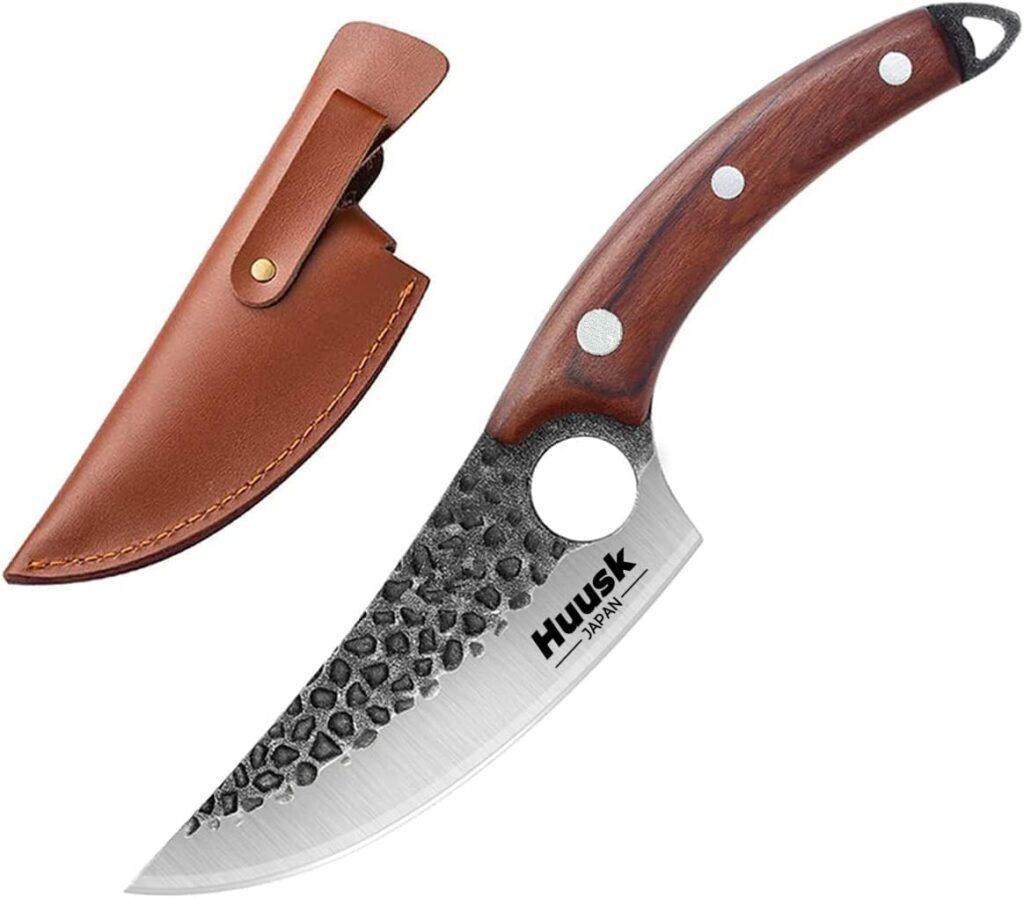 Smith Chu Forged Viking Knives, Husk Chef Knife Butcher Knives Hussk Fishing Filet  Bait Knife Japanese Chef Knife Boning Knife Japan knives Meat Cleaver for Kitchen or Camping