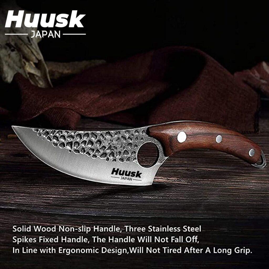 Smith Chu Forged Viking Knives, Husk Chef Knife Butcher Knives Hussk Fishing Filet  Bait Knife Japanese Chef Knife Boning Knife Japan knives Meat Cleaver for Kitchen or Camping