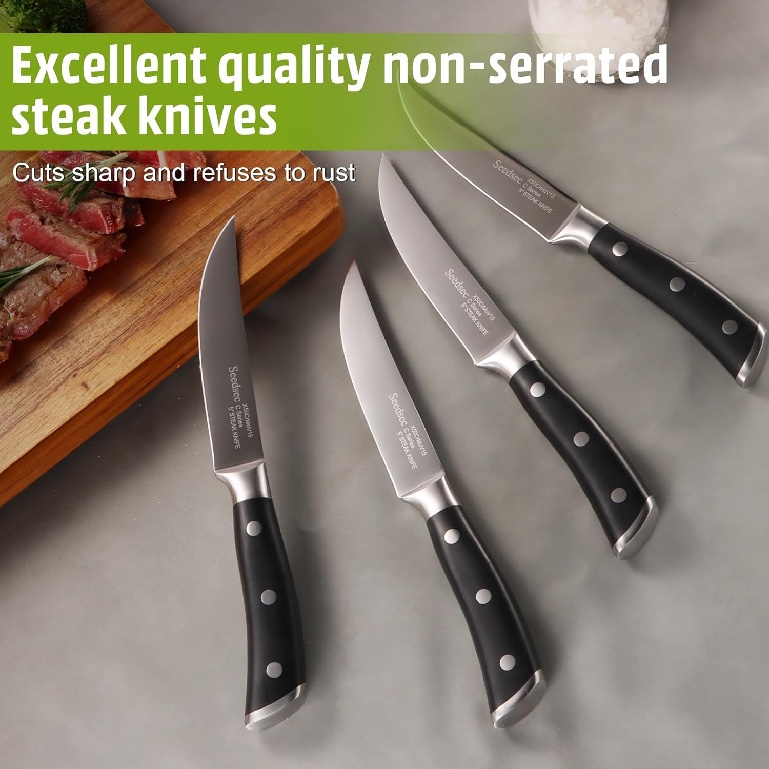 Steak Knives Set of 4 product reviewed by Knives Reviewed